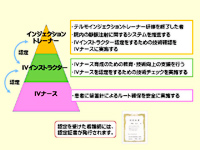 IVナース院内認定制度の図